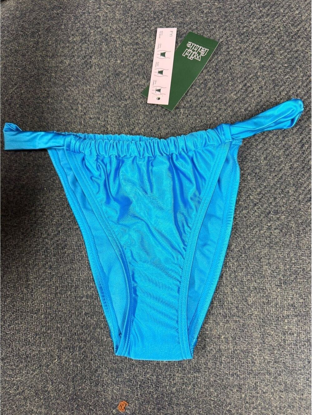 Wild Fable Women's Blue Bikini Bottom Size XXS (00)